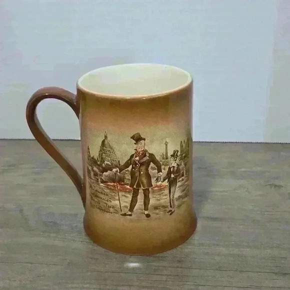 Vintage Sandland Hanley Staffordshire Jug Mug - Oliver Twist  - Made in England - Picture 2 of 5